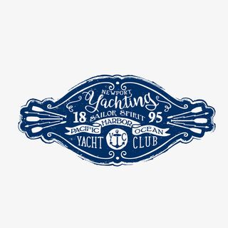 卡通蓝色标签矢量图免抠