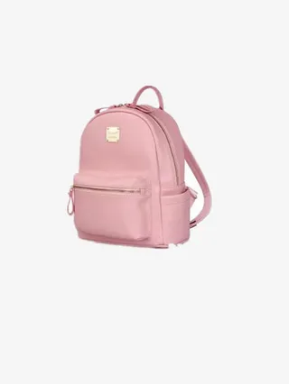 粉色双肩包免抠