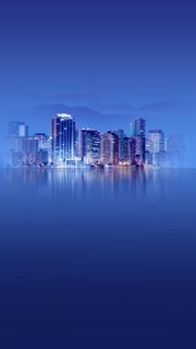 城市霓虹灯夜景背景高清