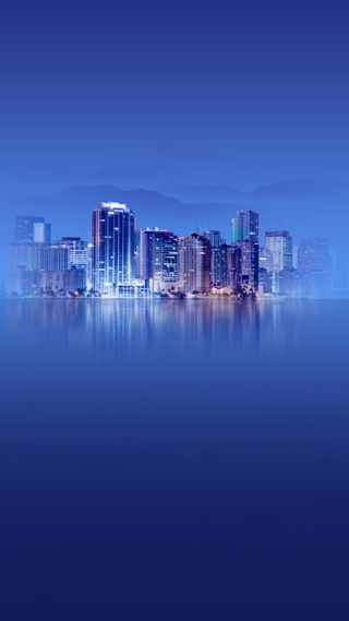 城市霓虹灯夜景背景高清