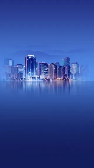 城市霓虹灯夜景背景高清