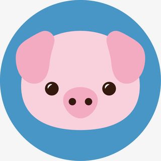 手绘可爱的动物头像免抠