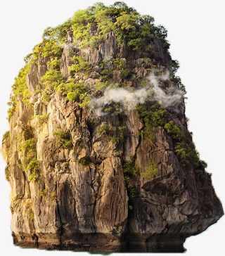 大石头山块山峰免抠