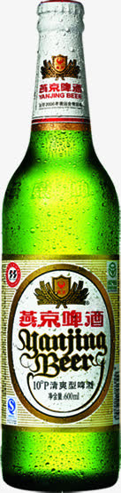 高清冰冻燕京啤酒免抠