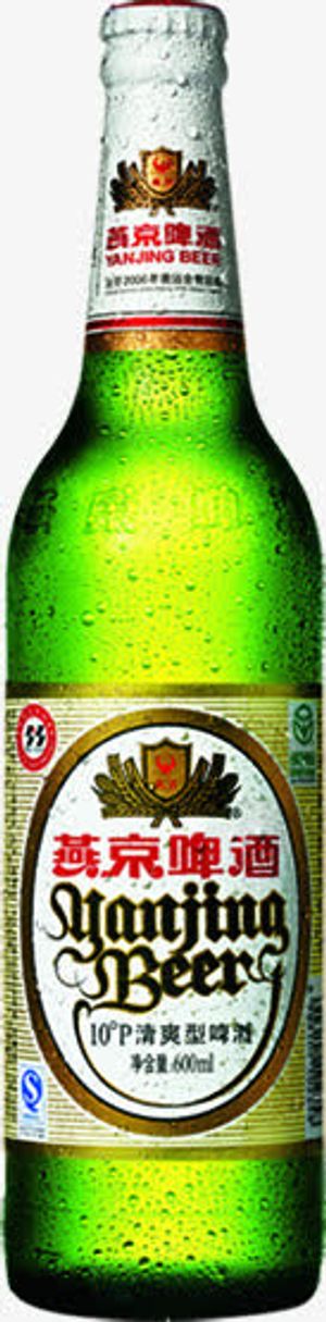 高清冰冻燕京啤酒免抠