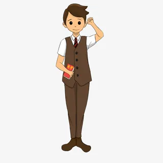 党建政党青年党员插画免抠