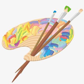 水粉笔素材免抠