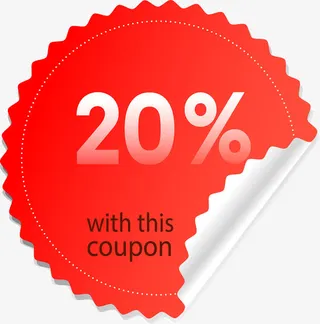 促销价格优惠标签免抠