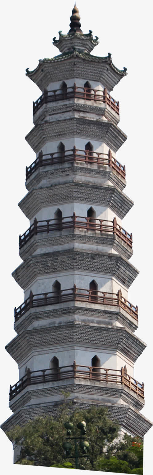 中国风古风高塔建筑免抠
