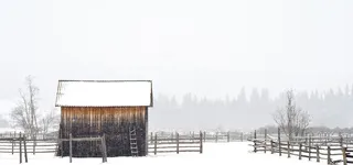 冬天海报背景高清