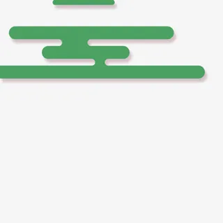 海报背景装饰不规则绿色曲线