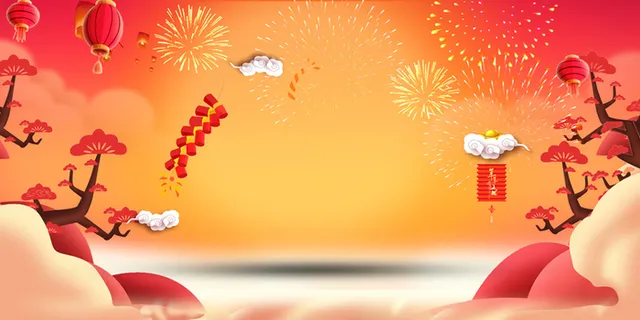 过年喜庆喜背景高清
