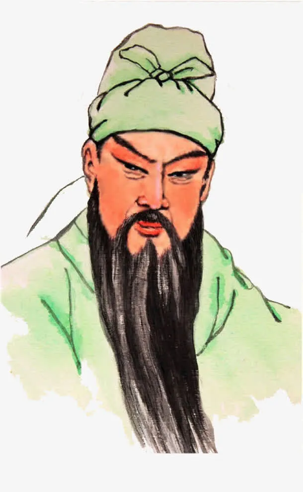 关云长画像免抠