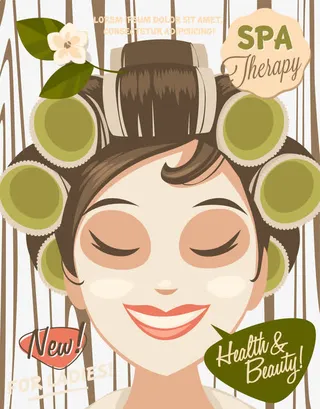 手绘人物女郎免抠