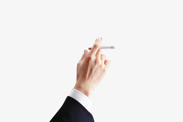 吸烟的手免抠