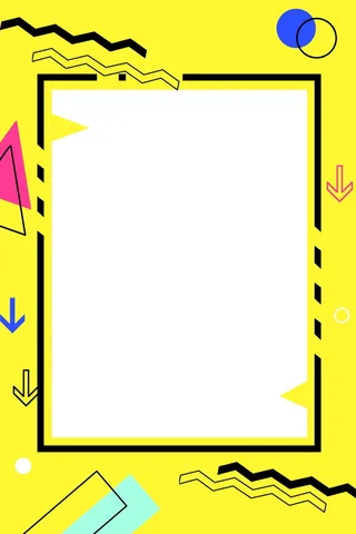 孟菲斯不规则几何图形背景素材高清