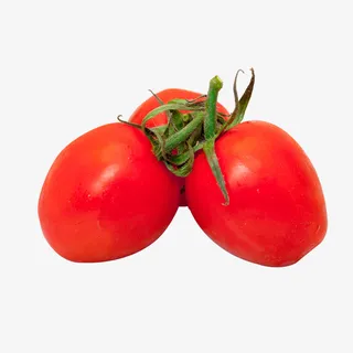 卡通手绘水彩红色的三个圣女果免抠