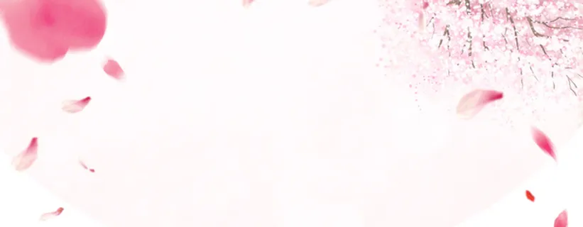 浪漫梦幻桃花花瓣淘宝海报背景高清