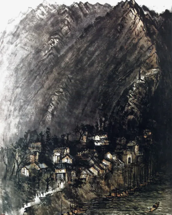 传统国画手绘免抠