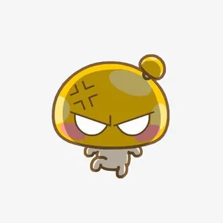 卡通动画人物抓狂表情免抠