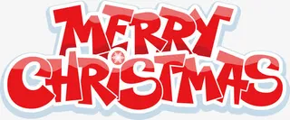 圣诞节艺术字免抠