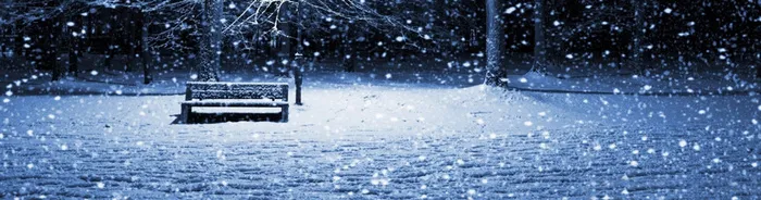冬天雪景banner创意设计高清