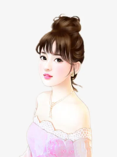 现代美女免抠
