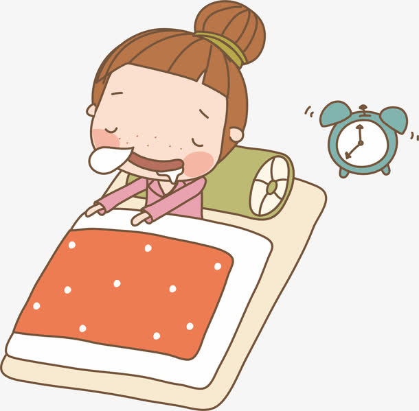 睡觉的女孩免抠