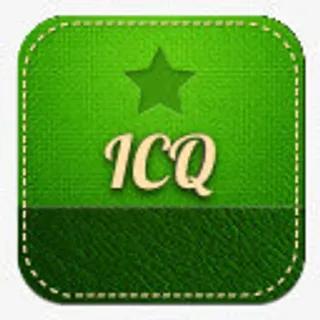 ICQ绿色标志图标免抠