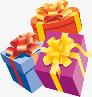 礼盒免抠