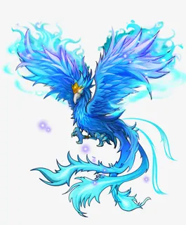 卡通火凤凰免抠