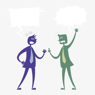 在争吵的人物职场问题免抠