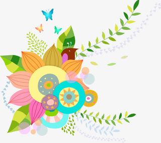 春季花卉植物免抠