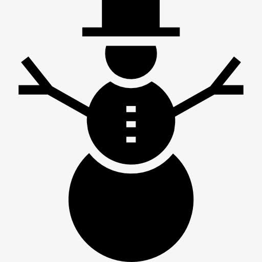 雪人图标免抠