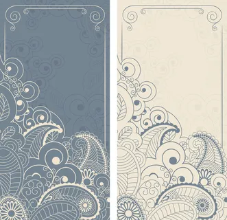 欧式邀请函背景设计素材高清