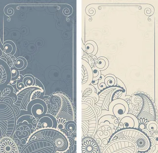 欧式邀请函背景设计素材高清