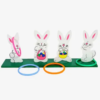 可爱兔子套环游戏免抠