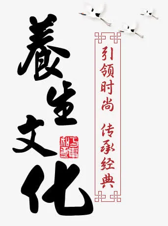养生文化免抠