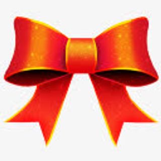 雪花装饰彩带免抠