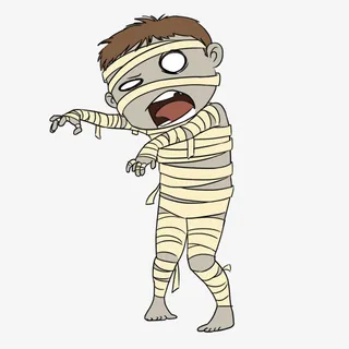 万圣节僵尸小人元素免抠