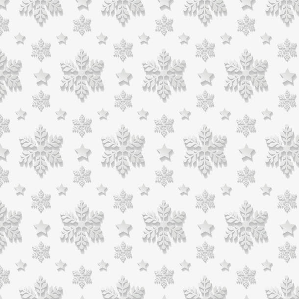 雪花无缝矢量素材免抠