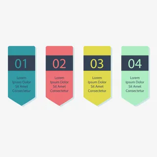 卡通彩色分类文案背景