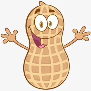 可爱的花生免抠