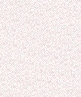 浅红色浪花螺旋花纹中秋免抠