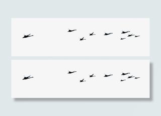 一群大雁飞免抠