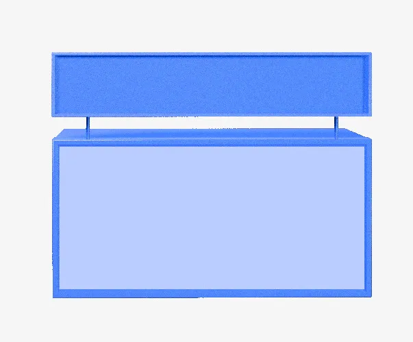 炫酷c4d边框主题免抠