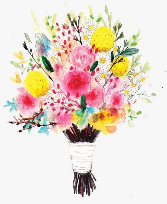 插花花束免抠
