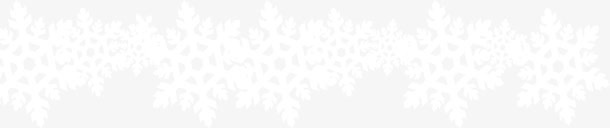 手绘冬季白色漂浮雪花免抠