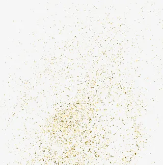 金色爆炸粉尘PNG免抠