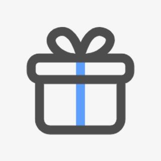 黑色边框礼盒免抠